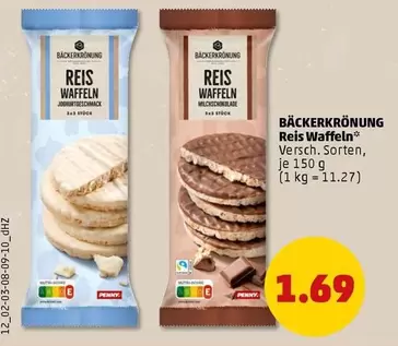 Stock - Reis Waffeln