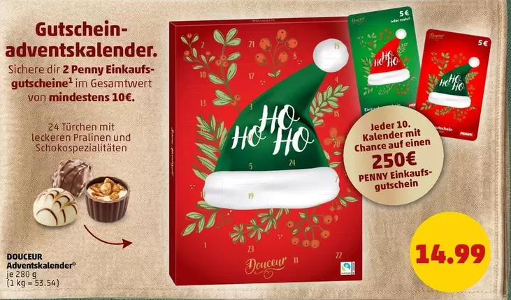 Gutschein-Adventskalender