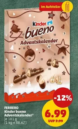 Kinder - bueno Adventskalender