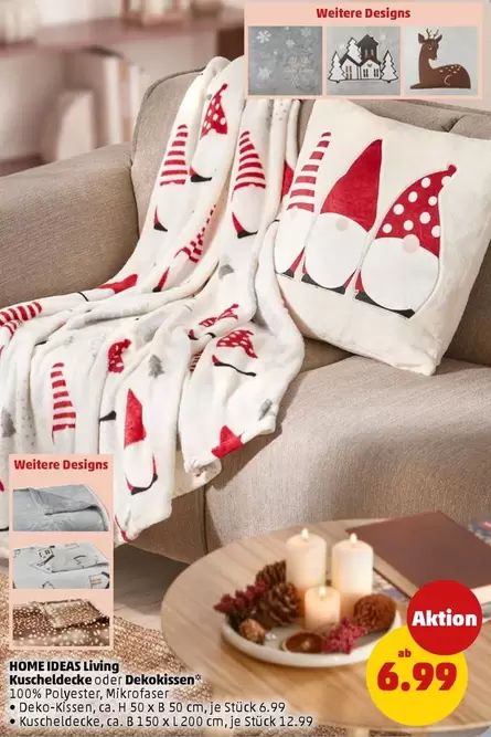 Kuscheldecke oder Dekokissen