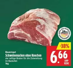 Schweinenacken ohne Knochen