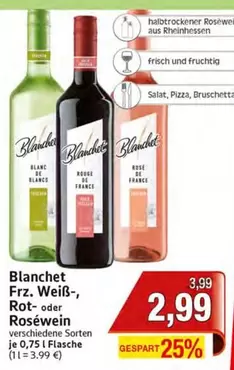 Blanchet Frz. Weiß-, Rot- oder Roséwein