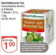 Husten- und Bronchial Tee