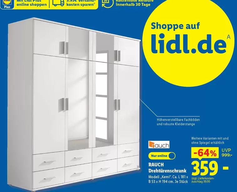 Drehtürenschrank
