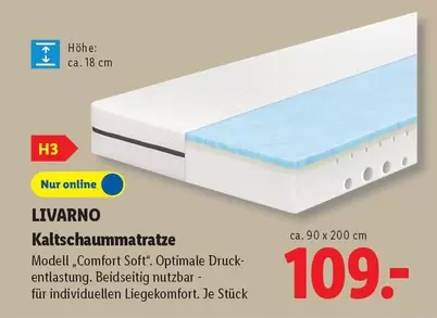 Comfort - Kaltschaummatratze