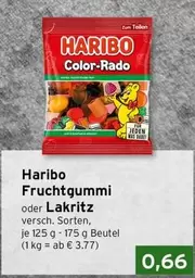 Haribo - Fruchtgummi oder Lakritz