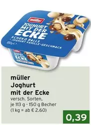 Joghurt mit der Ecke