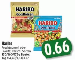 Haribo - Fruchtgummi oder Lakritz, versch. Sorten