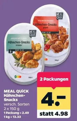 Hähnchen-Snacks