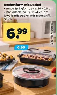 Kuchenform mit Deckel