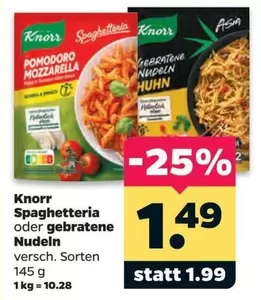 Knorr - Spaghetteria oder gebratene Nudeln
