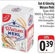 Weizen Mehl Type 405