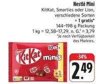 Nestlé - KitKat, Smarties oder Lion