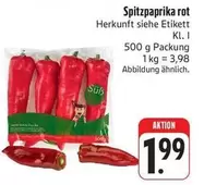 Spitzpaprika rot