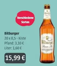 Bitburger - 20 x 0,5 - Kiste