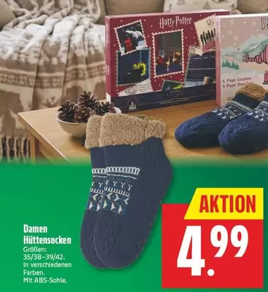 Damen Hüttensocken
