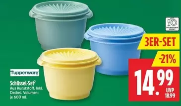 Tupperware - Schüssel-Set