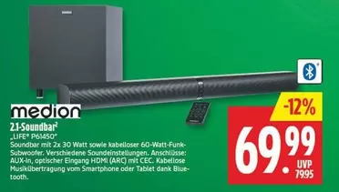 Medion - 2.1-Soundbar LIFE P61450