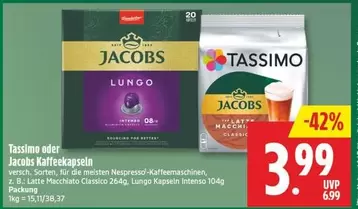 Tassimo oder Jacobs Kaffeekapseln