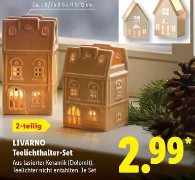 Keramik - Teelichthalter-Set