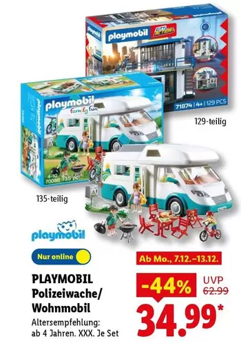 Playmobil - Polizei/Wohnmobil