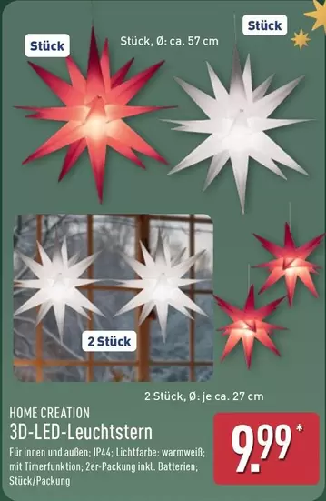 3D-LED-Leuchtstern