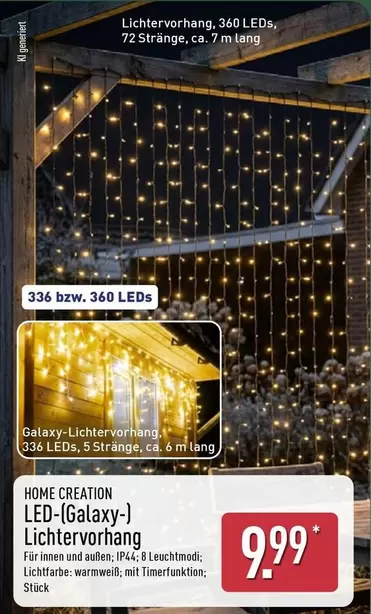 LED-(Galaxy-) Lichtervorhang