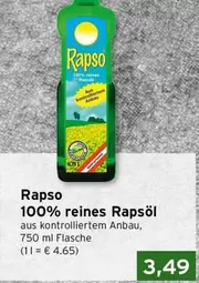 100% reines Rapsöl
