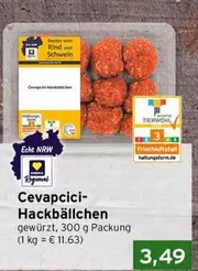 Cevapcici-Hackbällchen
