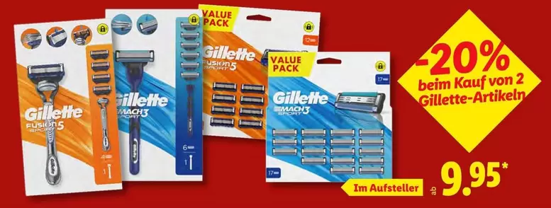 Gillette - Rasierartikel