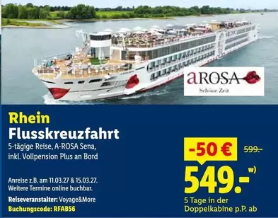 Arosa - Rhein Flusskreuzfahrt
