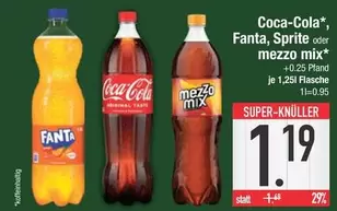 Coca Cola - Fanta, Sprite oder mezzo mix