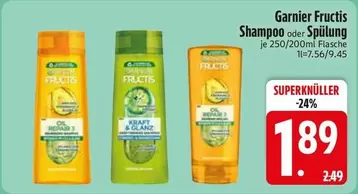 Fructis - Shampoo oder Spülung