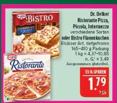 Ristorante - Pizza, Piccola, Intermezzo oder Bistro Flammkuchen
