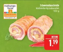 Schweinebauchrolle küchenfertig zubereitet