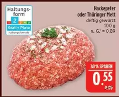 Hackepeter oder Thüringer Mett
