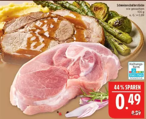 Schweineschulterstücke
