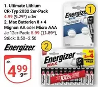 Energizer - Ultimate Lithium CR-Typ 2032 2er-Pack