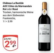 AOC - Château La Bastide  Côtes du Marmandais Rot oder Rosé