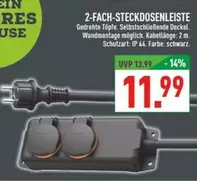 2-FACH-STECKDOSENLEISTE