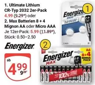 Energizer - Ultimate Lithium CR-Typ 2032 2er-Pack