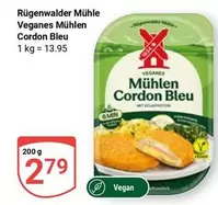 Veganes Mühlen Cordon Bleu