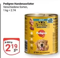 Pedigree - Hundenassfutter Verschiedene Sorten