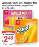 Capri - Langnese Family- oder Klassiker-Mix