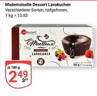 Mademoiselle Dessert Lavakuchen