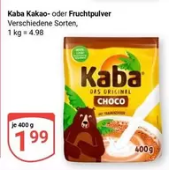 Kakao- oder Fruchtpulver