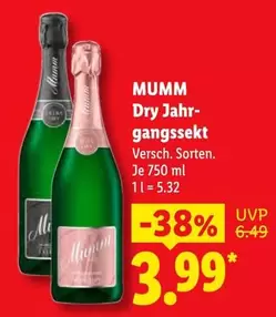 Mumm - Dry Jahrgangssekt