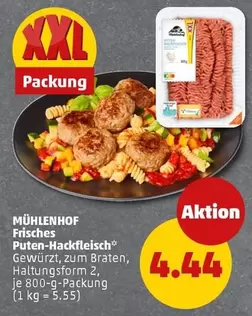 Frisches Puten-Hackfleisch