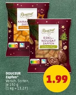 Edel-Nougat Zapfen