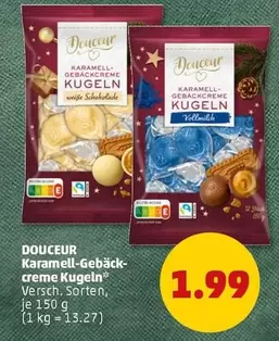 Karamell-Gebäckcreme Kugeln